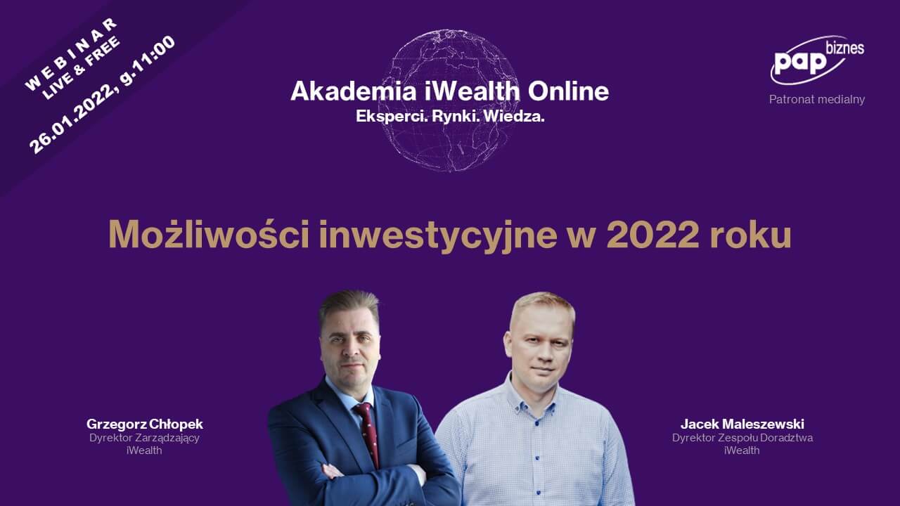 Akademia iWealth: Możliwości inwestycyjne na 2022 wg iWealth.